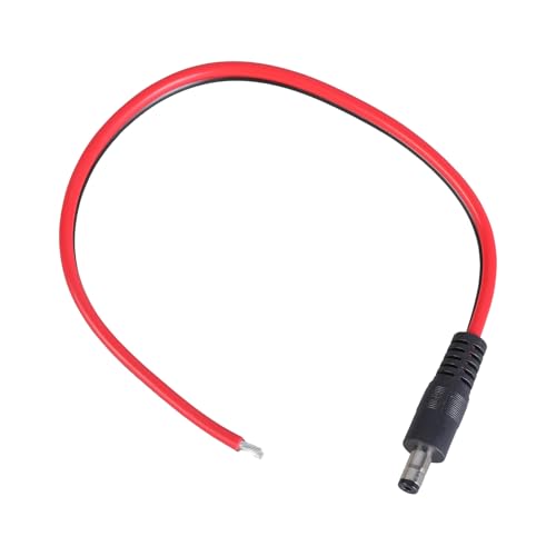 5,5 mm x 2,1 mm DC5521 Stecker Power Pigtail Kabel offenes Ende Draht für LED-Beleuchtung und CCTV-Systeme, 14 AWG von PEPWE