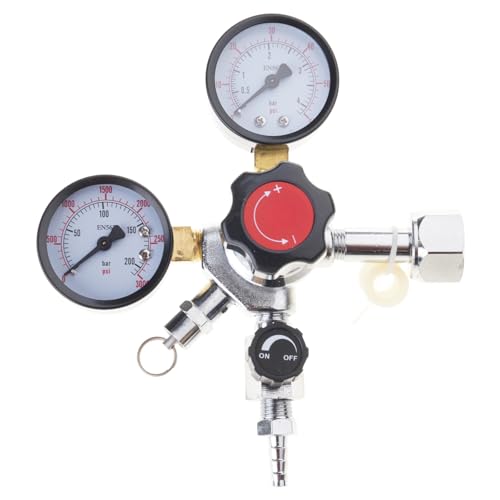 Bierfässer-Druckregler mit Überdruckventilen, Kegerator für stabile Kohlensäure-Kontrolle, selbstbrauendes Werkzeug von PEPWE