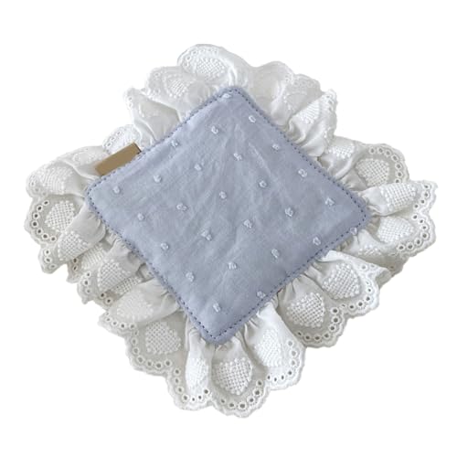 Elegante bestickte Untersetzer, zartes Tischset für Familienfeiern, tragbare Tischsets, multifunktionales Tischset mit Spitze von PEPWE