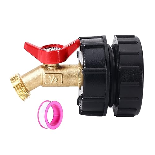 IBC-Wasseradapter, Grobgewinde, Messingschlauch, Wasserhahn, Wasserventile, IBC-Armatur, Adapter, Feingewindeventile, Messingschlauch, Wasserhahn, Werkzeug, Gartenanschluss, Behälter von PEPWE