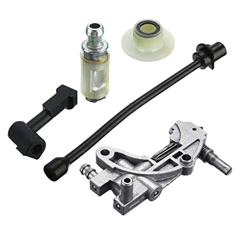 Kompatibel mit chinesischen Kettensägen 45CC 52CC 58CC 4500 5200 5800 Kettensägen-Ersatzteil Ölfilterrohr Schlauchleitung Schnecken-Kit Gartenwerkzeug-Set Kinder von PEPWE
