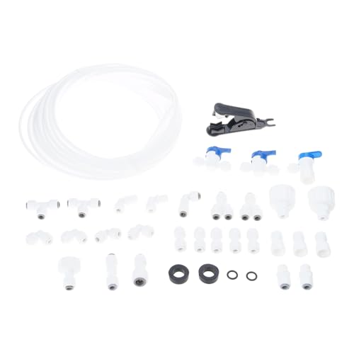 Kühlschrank-Zubehör, 10 m, Wasserzulauf-Rohr-Set, 10 m Schlauch, PVC, für Side By Fridges Kühlschrank-Zubehör, 10 m, Wasserzulauf-Rohr-Set, 10 m Schlauch, PVC, für Side By Fridges von PEPWE