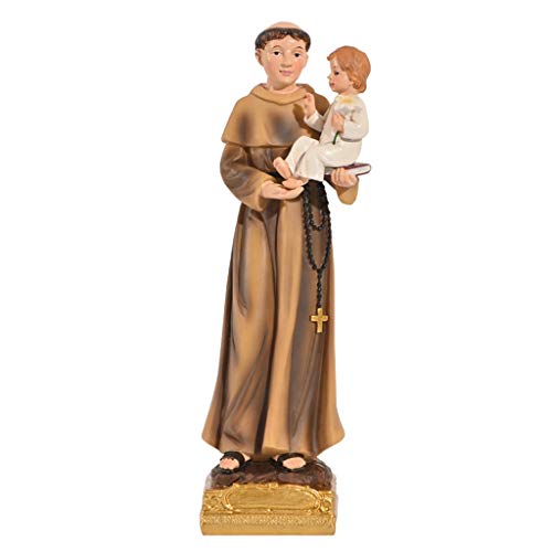 PEPWE Heiliger Vater mit Sohn Sammelfiguren Statue Skulptur Anthony Statue Kind Figur Dekofigur von PEPWE