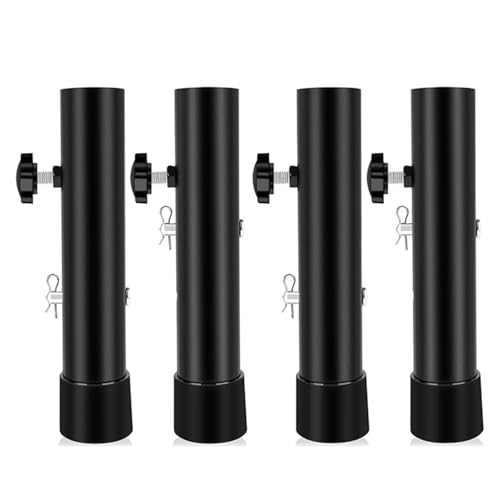 PEPWE Robuste, faltbare Tischbein-Aufzug, Karbonstahl, Tischhöhenverlängerungen, 4 Stück, für gerade/gebogene Möbelbeine, faltbare Tischbeinverlängerungen PEPWE Robuste, faltbare Tischbein-Aufzug, Karbonstahl, Tischhöhenverlängerungen, 4 Stück, für gerade/gebogene Möbelbeine, faltbare Tischbeinverlängerungen von PEPWE