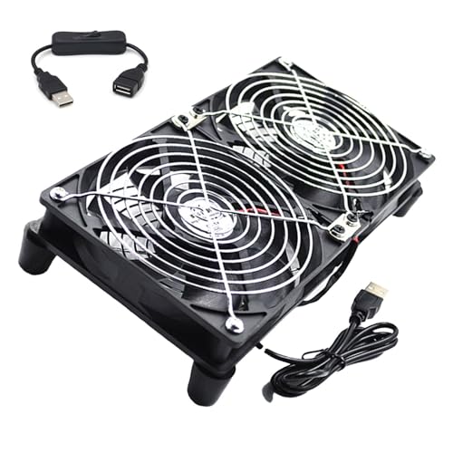 PEPWE Router Box Radiator USB 5V2A Cooling Fan Base Stand Cooling Solution 24cm Quiet Fan 1400rpm With Switching Oil Bearing PEPWE Router Box Radiator USB 5V2A Cooling Fan Base Stand Cooling Solution 24cm Quiet Fan 1400rpm With Switching Oil Bearing von PEPWE