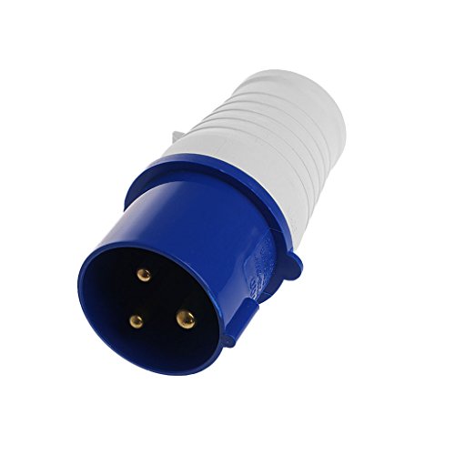 Professionelle 3-polige 32 A wasserdichte Industriestecker, einfach zu bedienen, elektrische Steckverbinder für den Außenbereich und raue Umgebung, Industriestecker-Streifen Professionelle 3-polige 32 A wasserdichte Industriestecker, einfach zu bedienen, elektrische Steckverbinder für den Außenbereich und raue Umgebung, Industriestecker-Streifen von PEPWE