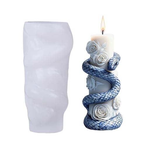 Spiralen Schlangensäule Silikonformen Blume Schlange Säulen Formen Epoxidharz Formen Gips Formen Blumen Schlange Säulen Silikonformen Ornament Epoxidharz Formen von PEPWE