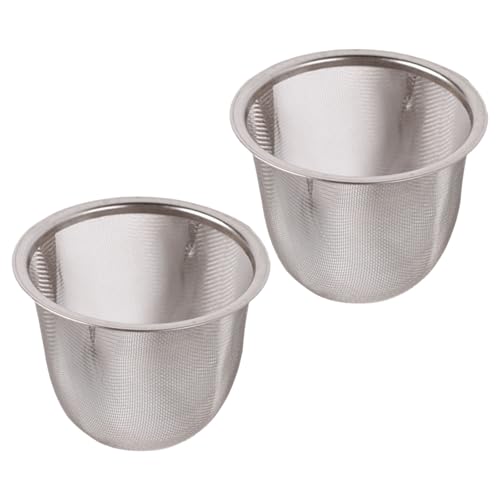 Tees und Suppe Zutatensieb Edelstahl Teekanne Infuser Praktische Netzfilter für lose Blätter und Säfte Küchenzubehör von PEPWE
