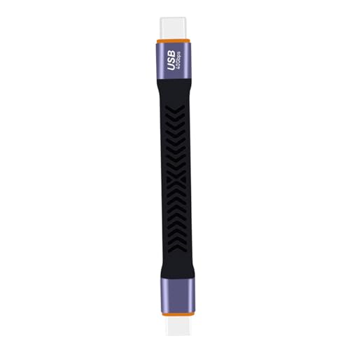 USB-Schnellladekabel, C auf C, 40 Gbit/s, Datenübertragung, 100 W Leistung, FPC, 4K60 Hz, weiche kurze Leitung, für Laptop, Telefon, schnelles Kabel USB-Schnellladekabel, C auf C, 40 Gbit/s, Datenübertragung, 100 W Leistung, FPC, 4K60 Hz, weiche kurze Leitung, für Laptop, Telefon, schnelles Kabel von PEPWE