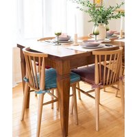 Stuhlkissen in Sondergröße - 4 cm Dicker Samtbezug, Schmutzabweisender Stoff, Handgefertigtes Sitzpolster von PEQUETALLERDECO