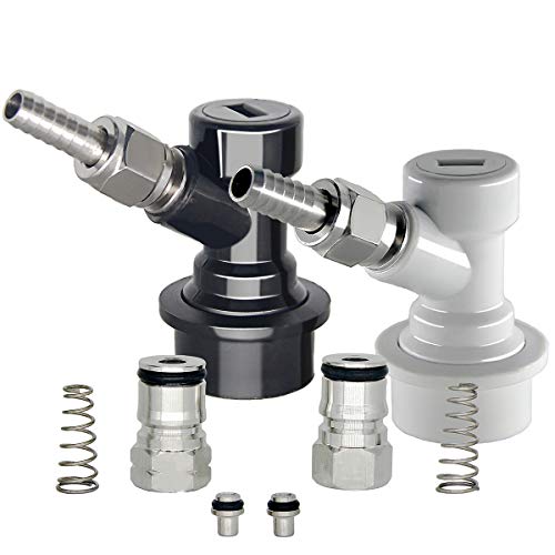 Cornelius Fass Ball Lock Trenner-Set mit Drehmuttern, Edelstahl Corny Keg Pfosten und Poppets, Home Brewing Kit von PERA