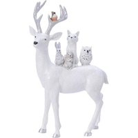 Kaemingk Hirsch Tiere auf Rücken weiß 1,7 x 16,5 x 27 cm Weihnachtsdeko Kaemingk Hirsch Tiere auf Rücken weiß 1,7 x 16,5 x 27 cm Weihnachtsdeko von PERAGASHOP