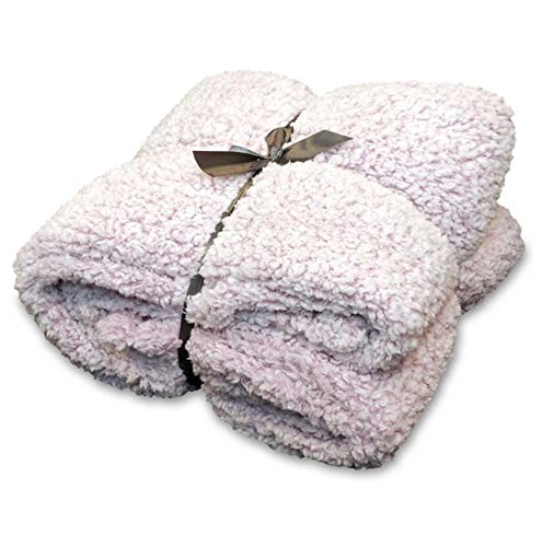 PERAGASHOP Unique Living Decke Plaid Knut 150 x 200 cm Rosa Fleece Warm Winter Geschenk von PERAGASHOP