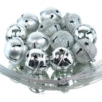 Peragashop - Kaemingk Weihnachtsdeko Glocken Silberfarben 3 Oberflächen ø 3 cm Metall - 12er Set Peragashop - Kaemingk Weihnachtsdeko Glocken Silberfarben 3 Oberflächen ø 3 cm Metall - 12er Set von PERAGASHOP