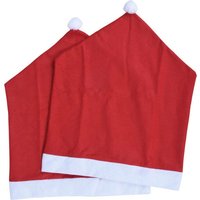 Peragashop - Stuhlhussen, Nikolausmütze, 60 cm, 2er-Set Peragashop - Stuhlhussen, Nikolausmütze, 60 cm, 2er-Set von PERAGASHOP