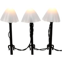 Peragashop - pilzpfahl ledmit 8 funktionen für den aussenbereich 491762 set of 20 stück mitclips von PERAGASHOP