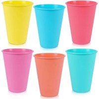 Reusable mugs in durable plastic several colors von PERAGASHOP