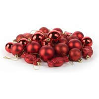 Set Christbaumschmuck, verschiedene Formen und Größen, 32 Stück Set Christbaumschmuck, verschiedene Formen und Größen, 32 Stück von PERAGASHOP