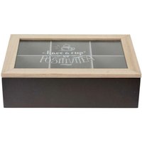 Teebox aus Holz, Teekiste, 24 x 17 x7 cm Teebox aus Holz, Teekiste, 24 x 17 x7 cm von PERAGASHOP