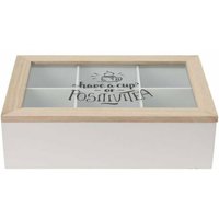 Teebox aus Holz, Teekiste, 24 x 17 x7 cm Teebox aus Holz, Teekiste, 24 x 17 x7 cm von PERAGASHOP