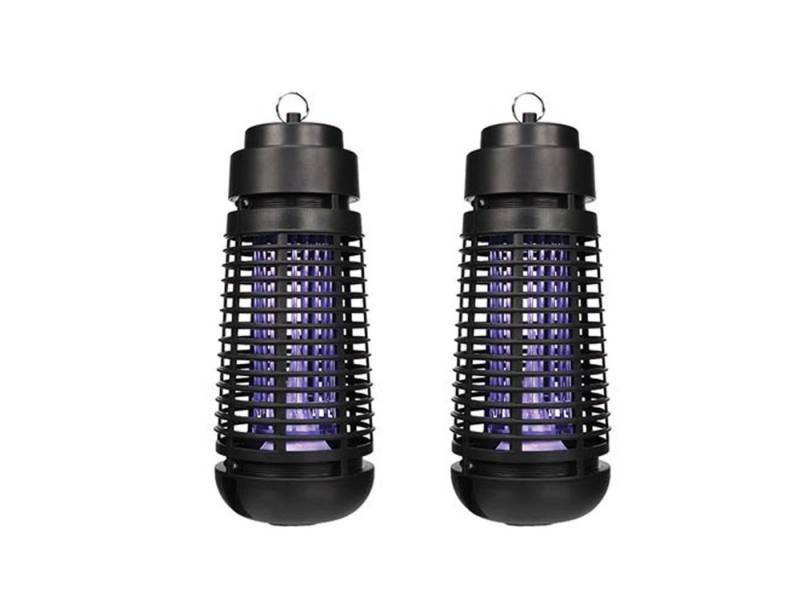PEREL Insektenschutzplissee, Hängend oder als Standgerät, UV Insektenlampe Stechmücken-Falle Mückenlampe Fliegenfalle 20-35m² von PEREL