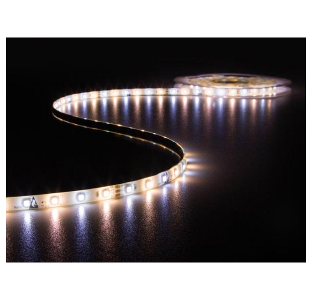PEREL LED Stripe SET MIT FLEXIBLEM LED-STREIFEN, CONTROLLER UND NETZTEIL - WARM- UND KA von PEREL
