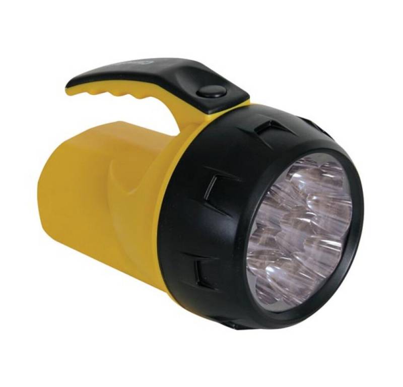 PEREL LED Taschenlampe LED-HANDSCHEINWERFER - 9 LEDs - 4 x AA-BATTERIE (1-St) von PEREL