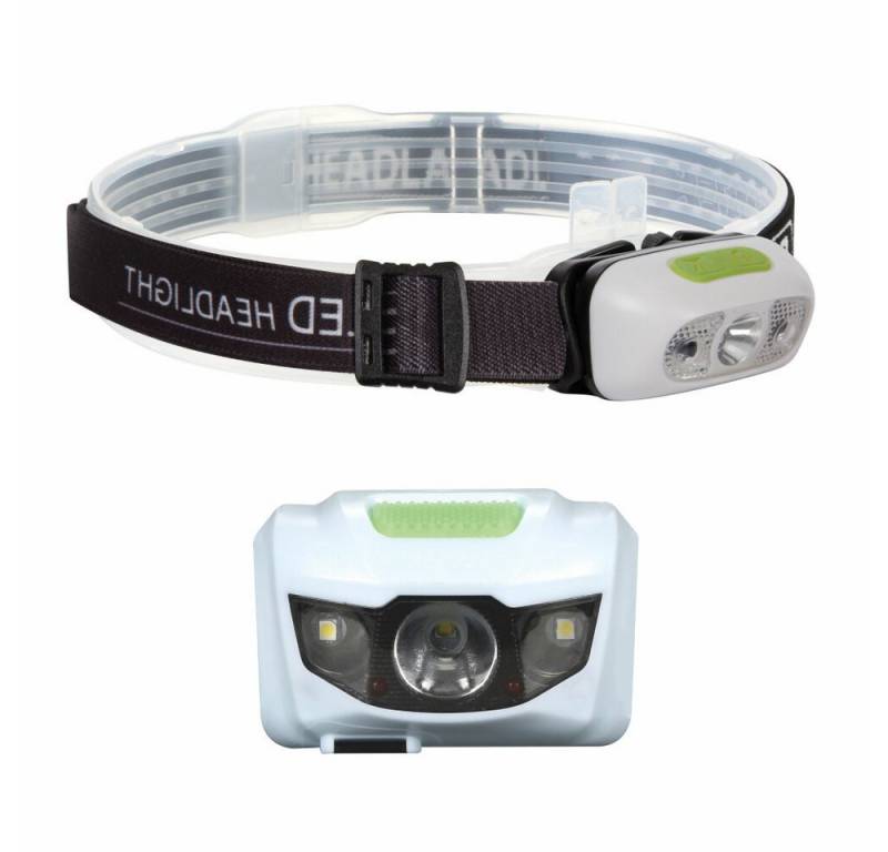 PEREL LED Taschenlampe LED-STIRNLAMPE MIT EIN/AUS-SENSOR - WIEDERAUFLADBAR (1-St) von PEREL