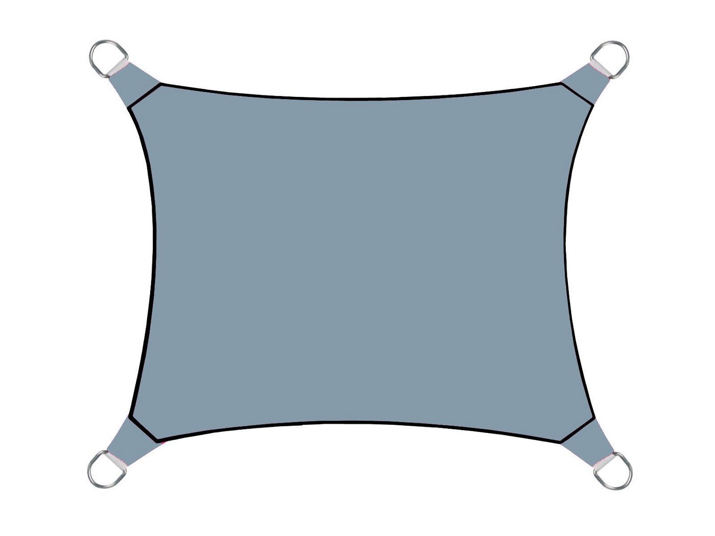 PEREL Sonnensegel, rechteckig 4x3m Viereck Sonnenschutz-Segel Terrassen Balkon & Garten PEREL Sonnensegel, rechteckig 4x3m Viereck Sonnenschutz-Segel Terrassen Balkon & Garten von PEREL
