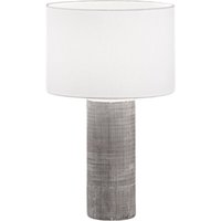 Perenz Illumina - Perenz – Keramik-Tischlampe Grau, Ø32 H53 cm, E27 max 60W – ohne Leuchtmittel von PERENZ ILLUMINA