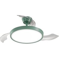 Deckenventilator mit Licht Perenz 7196 r ct Grün – ø 106 cm, 3 Flügel, 6 Geschwindigkeiten, 40-W-Gleichstrommotor, geräuschlos von PERENZ
