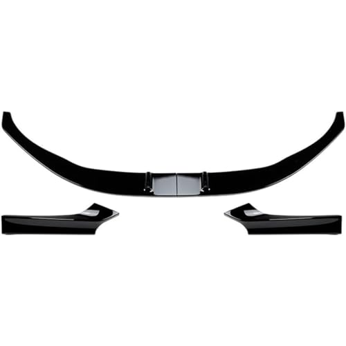PERFECC Auto Frontlippe Frontspoiler für BMW 2 Series F22 F23 M Sport 2015-2019,Spoilerlippe Frontspoilerlippe Protector,Car Splitter Body Kit,A/Gloss Black von PERFECC