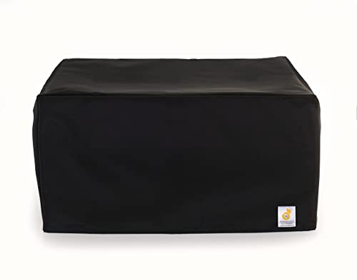 PERFECT DUST COVER, Schwarze Nylon-Abdeckung, kompatibel mit Emeril Lagasse Dual-Zone AirFryer Ofen Modell DZEL24-02, doppelt genähte und wasserdichte Abdeckung von The von PERFECT DUST COVER