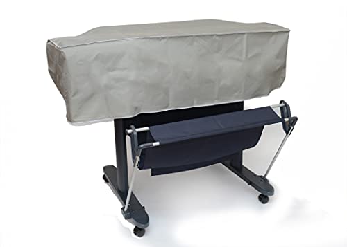 PERFECT DUST COVER, Silbergraue Nylon-Schutzhülle, kompatibel mit Canon ImagePROGRAF TM-300 91,4 cm (36 Zoll) Großformatdrucker, antistatischer und wasserdichter Staubschutz von The LLC von PERFECT DUST COVER