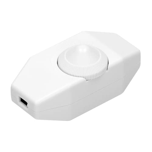 PERFECT Schnur-Zwischendimmer - Dimmer für Beleuchtung mit Schalter Rädchen - 80W - Stufenlos - Weiß PERFECT Schnur-Zwischendimmer - Dimmer für Beleuchtung mit Schalter Rädchen - 80W - Stufenlos - Weiß von PERFECT EQUIPMENT FOR YOUR HOME