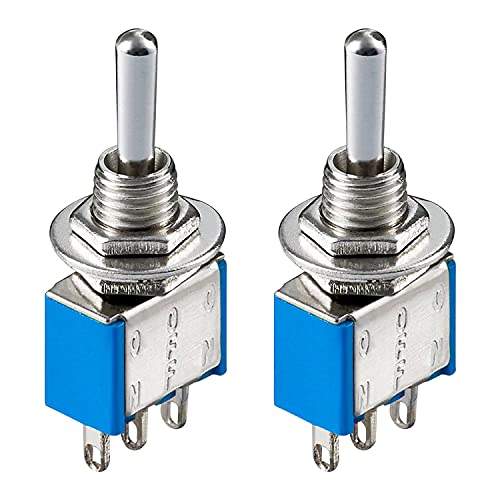 Perfect Mini Kippschalter - 3 Kontakte - 6A 125V - 3A 250V - blau - 2 Stück Perfect Mini Kippschalter - 3 Kontakte - 6A 125V - 3A 250V - blau - 2 Stück von PERFECT EQUIPMENT FOR YOUR HOME