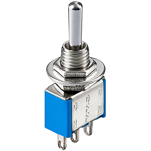 Perfect Mini Kippschalter - 3 Kontakte - 6A 125V - 3A 250V - blau Perfect Mini Kippschalter - 3 Kontakte - 6A 125V - 3A 250V - blau von PERFECT EQUIPMENT FOR YOUR HOME