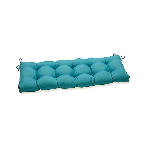 Pillow Perfect Sitzbank/Schaukelkissen, getuftet, Türkis, 142 x 45 cm von Pillow Perfect