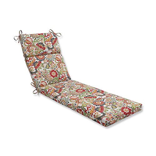 Pillow Perfect Indoor/Outdoor Mehrfarbig Modern Floral Chaise Lounge Kissen von Pillow Perfect