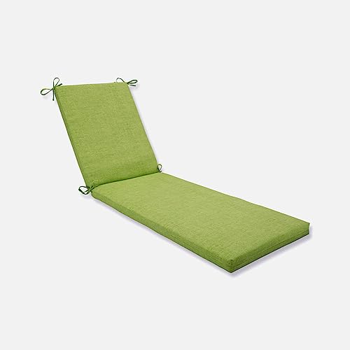 Pillow Perfect Lounge Kissen für drinnen und draußen, strukturiert, Grün, 80 in. L X 23 in. W X 3 in. D von PERFECT PILLOW
