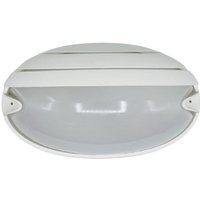 Performance In Lighting - chip Prisma ovale Deckenleuchte mit E27-Anschluss Farbe Weiß IP55 005706 von PERFORMANCE IN LIGHTING