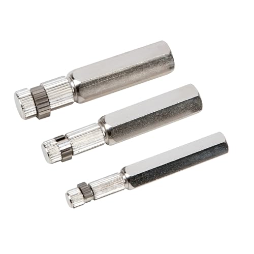 Performance Tool, W83204, 3-teiliges Set, Gehärteter Stahl, Rohrabzieher, Behördengerecht, Rohrdurchmesser 9,5 mm, 12,7 mm und 19 mm Performance Tool, W83204, 3-teiliges Set, Gehärteter Stahl, Rohrabzieher, Behördengerecht, Rohrdurchmesser 9,5 mm, 12,7 mm und 19 mm von PERFORMANCE TOOL