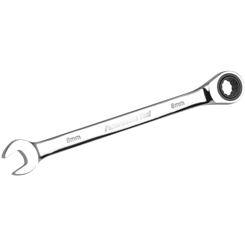 Performance Tool W30348 Professioneller Ratschenschlüssel, Chrom-Vanadium, 8 mm von PERFORMANCE TOOL