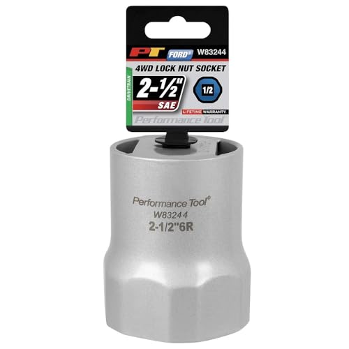 Performance Tool W83244 1/2-Zoll-Antrieb, abgerundeter Steckschlüssel, 6,5 cm (2 1/2 Zoll), für Ford F-150 und Bronco mit automatischen Naben von PERFORMANCE TOOL