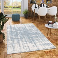 Pergamon - In & Outdoor Teppich Flachgewebe Marbella Vintage Blau Verlauf - 120x170 cm von PERGAMON