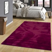 Pergamon - Luxus Super Soft Fellteppich Plush Fuchsia - 140x180 cm von PERGAMON