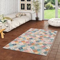 Pergamon - In- und Outdoor Designer Teppich Lagos Bunt Pixel - 80x150 cm von PERGAMON