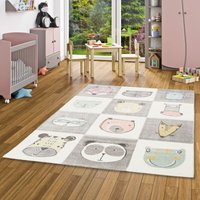 Kinder Teppich Maui Kids Happy Animals Bunt - 140x200 cm von PERGAMON