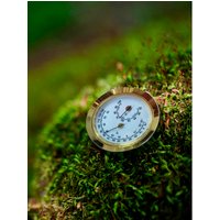 PERGART Hygrometer, Messing/Stahl - goldfarben von PERGART