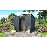 Gerätehaus 'Lübeck 86', anthrazit, 4,05 m² - Pergart von PERGART